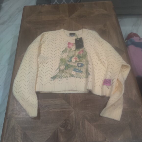 Lazy Oaf   cardigan size XXL New - Picture 1 of 5